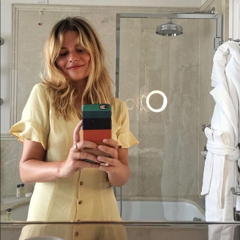 Reformation Buttercup Mini Dress